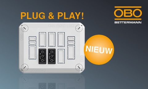 Nieuwsbericht: Plug & Play: De stekerbare OBO-kabeldozen